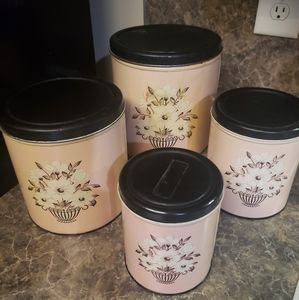 Vintage canisters set